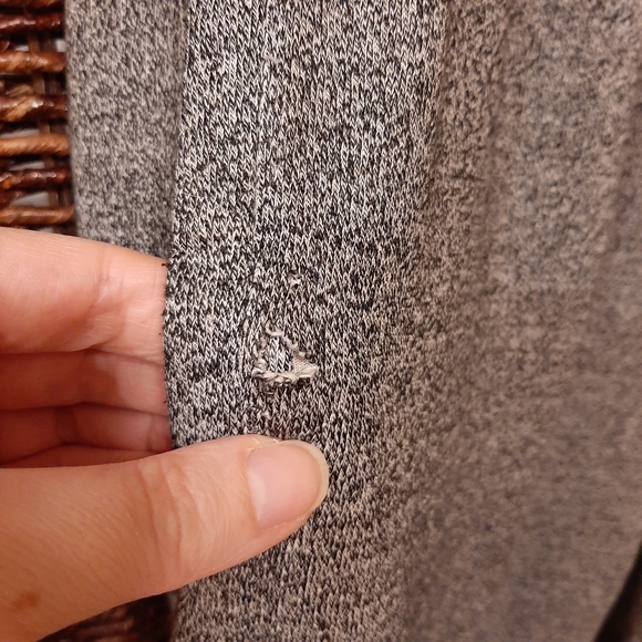 Roots Sweatpants Women's Large Gray Organic Cotton Loungewear Athleisure Joggers - Picture 4 of 9